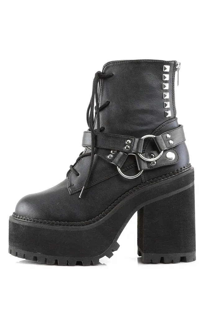 ASSAULT-101 Black Combat Boots