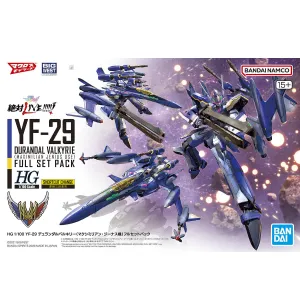 Macross Frontier : YF-29 Durandal Valkyrie (Maximilian Jenius use) Full Set Pack HG 1/100