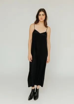 Tibi The Slip Dress in Black