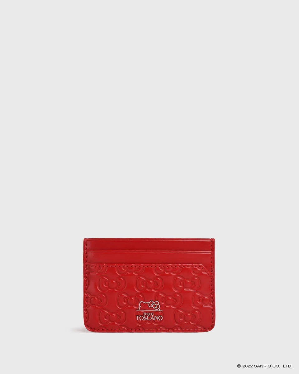 TOS x Hello Kitty Slim Cardholder (Scarlet)