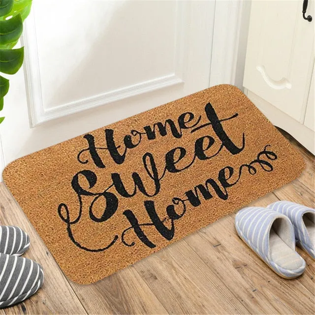 Welcoming Non-Slip Door Mats